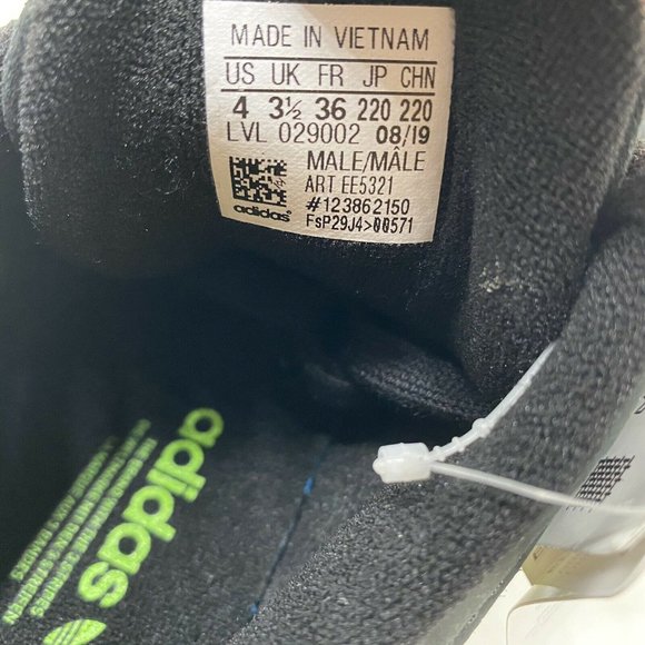 Adidas Originals Yung-1 Trail Sneakers Black Yellow EE5321 Men's Size 4 … - Picture 7 of 11